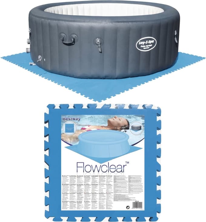Bestway - Zwembadbodembeschermers - 8 - st - blauw - 58220