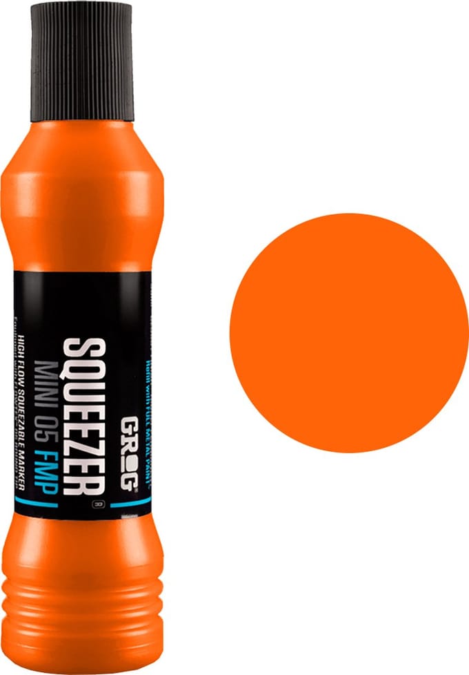 Grog Squeezer FMP Mini - Verfstift - Schrijfbreedte 5 mm - Permanente Marker - Clockwork Orange