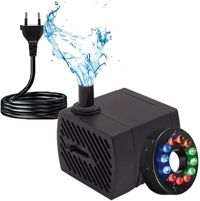Allecto - Mini Waterpomp - Ultra Stille Submersible Pomp - 350 L/h