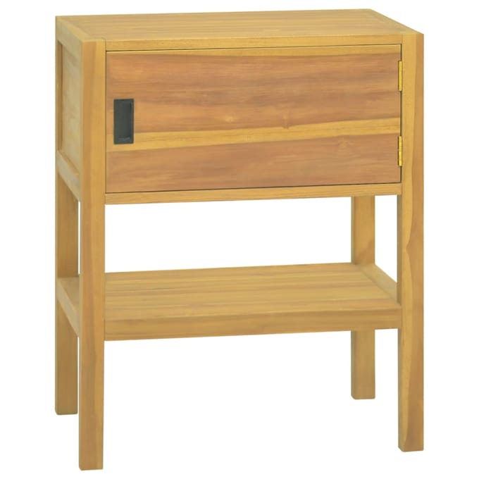 vidaXL - Badkamerkast - 60x40x75 - cm - massief - teakhout