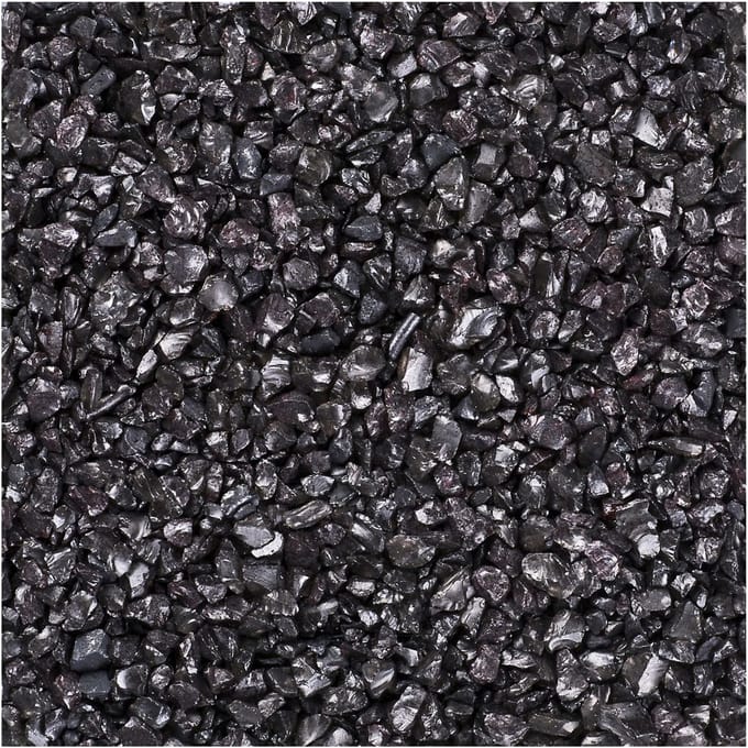 Glasblokken, 2-4 mm - Hematiet