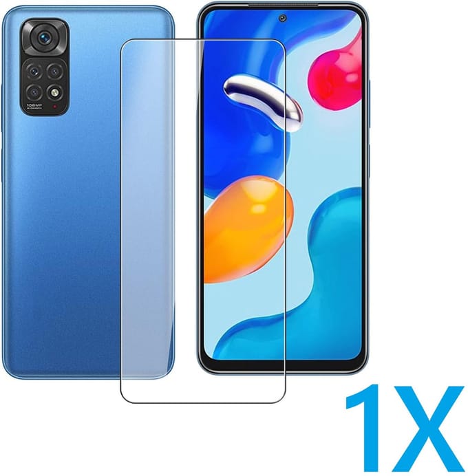 Glasplaatje Geschikt voor: Xiaomi Redmi Note 11S, Redmi Note 11T & Poco M4 Pro 5G - 1x Screenprotector - screen protector - glas - bescherm - beschermglas