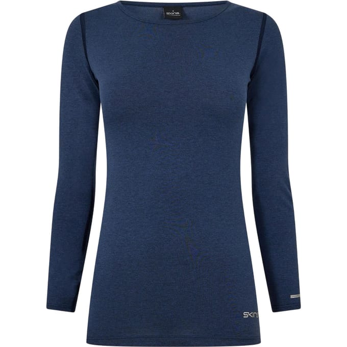 Skins Dames/Dames Dnamic Basislaag Top (Blauw)