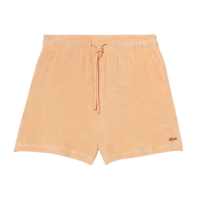 Lacoste Dames/Dames Fleece Shorts (Oranje)