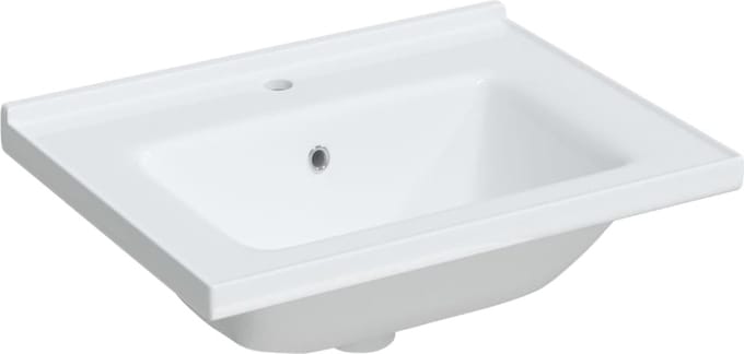 vidaXL - Wastafel - rechthoekig - 61x48x19,5 - cm - keramiek - wit