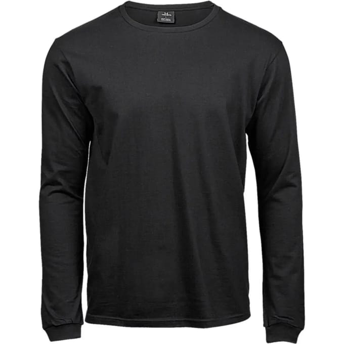 Tee Jays - Fashion Sof T-shirt lange mouwen - Black maat 5XL