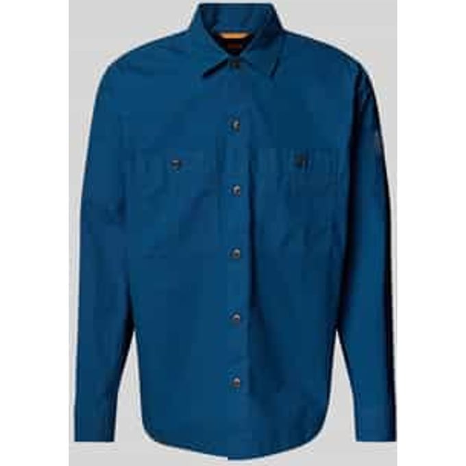 Regular fit overhemdjack met borstzakken, model 'Locky'