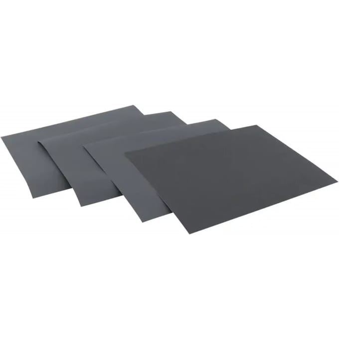Pak van 4 vellen schuurpapier HPX P240 X1,p400 X2,p600 X1