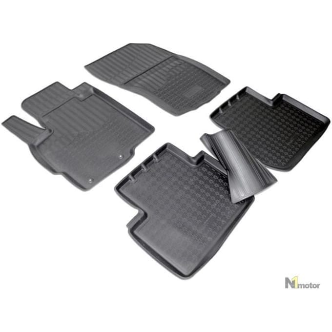 NORM Liners | Tapis De Sol En Caoutchouc TPE Toutes Saisones Pour Citroën C-Crosser 2007-2012 noir