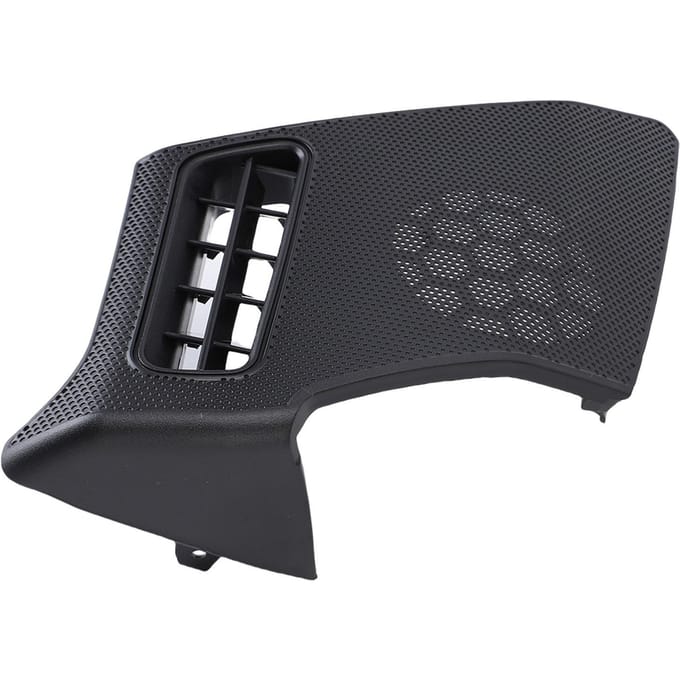 Cache de grille de haut-parleur de ventilation de tableau de bord Cache de klaxon de tableau de bord Cache de haut-parleur avant Remplacement Pour Classe E W210 E320 E430 E55 Right black