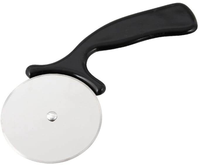 Fackelmann Basic Pizzasnijder 16 cm Zwart PP/RVS