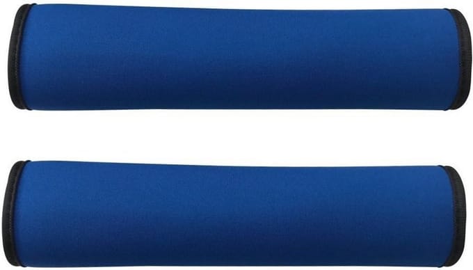 2x Autogordel Protector Schouder Pad voor Kinderen en Volwassenen - Blauw/Zwart