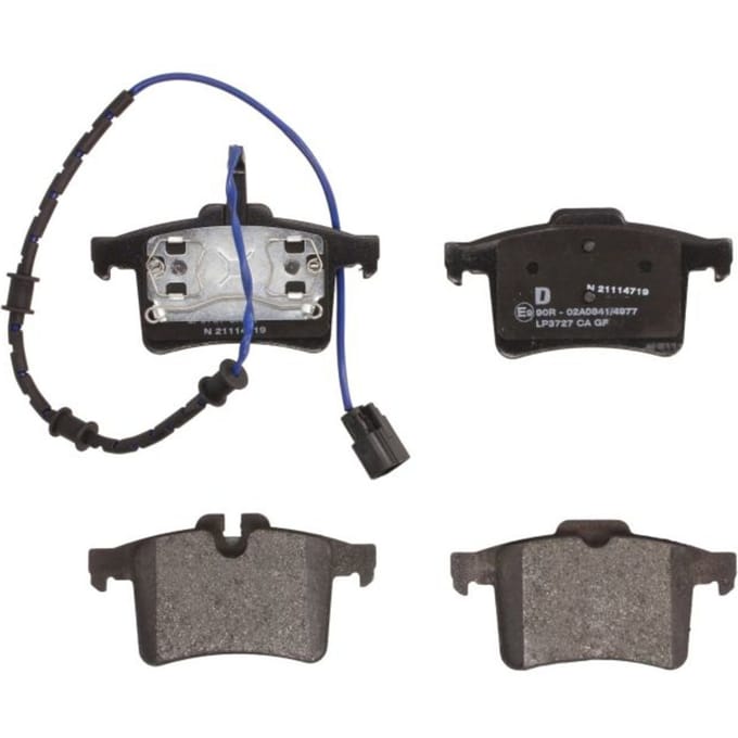 Remblokset DELPHI LP3727, achter