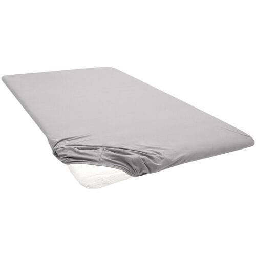 BIBERNA Jersey hoeslaken (Grijs, 90-100 x 200 cm)