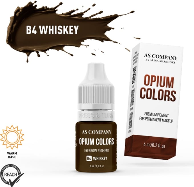 ASCompany Opium Colors B4 Whiskey 6 ml – Brow Pigment