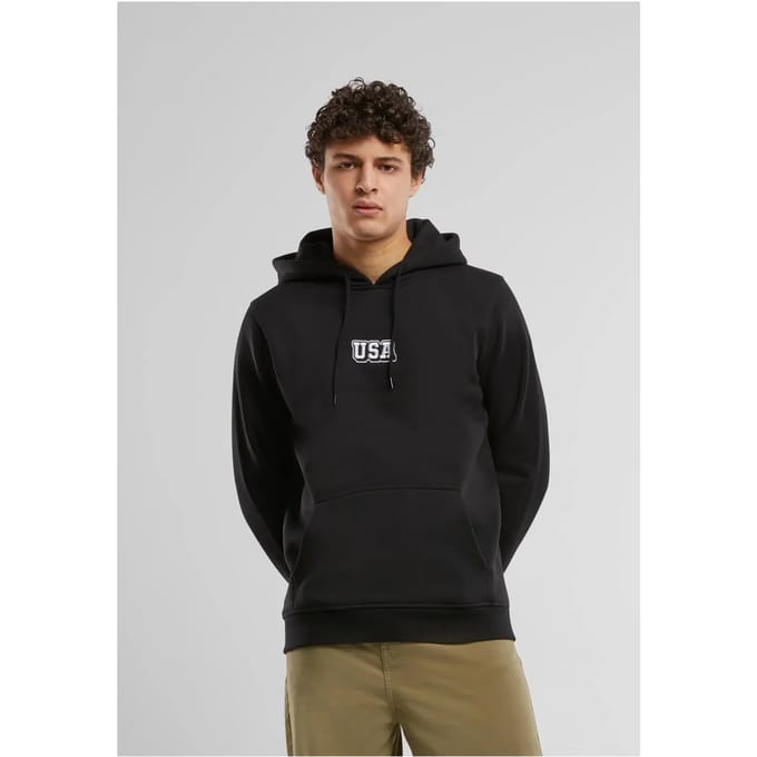 Mister Tee USA College Wording Patch Hoody MT3698