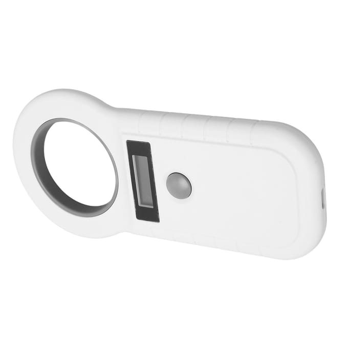 Pet Microchip Scanner 134.2Khz 125Khz EMID FDX B Bedraad USB Draadloos 2.4G Bluetooth Handheld Dier wit