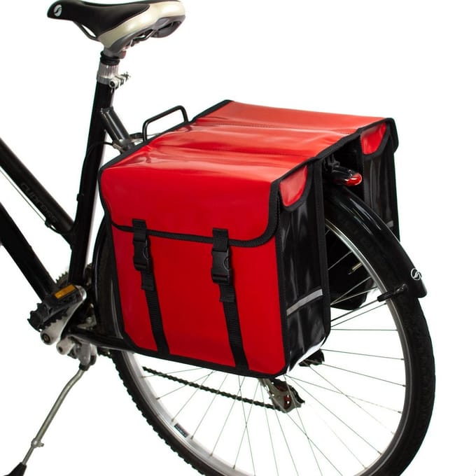 Waterproof Double Pannier Bag for Bicycle Commuters - Perfect Shopping Companion