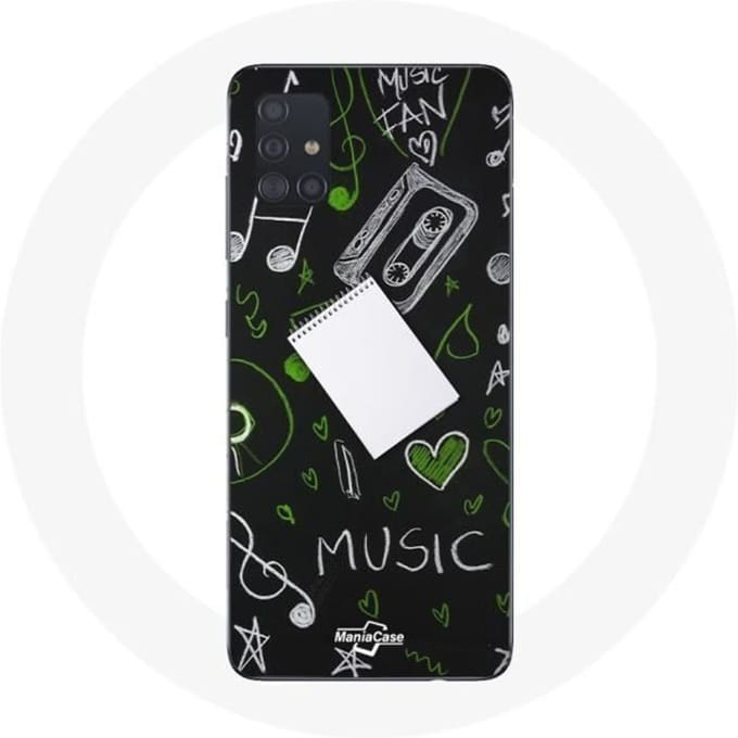 Samsung Galaxy A51 Muziek-solsleutelhoesje
