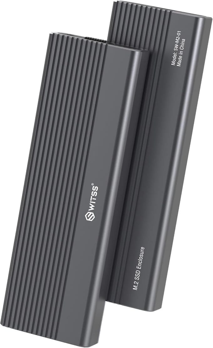 Externe M.2 SSD Behuizing met Koellichaam en 10 Gbps USB 3.2