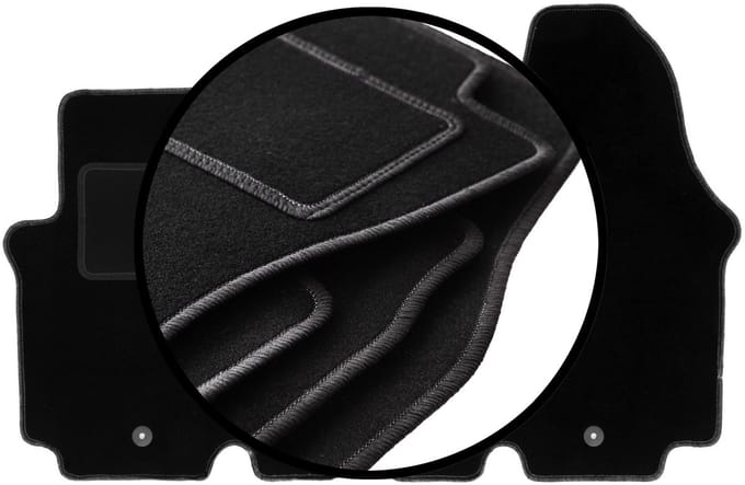 Complete set veloursmatten voor: Opel Vivaro bestelbus (2001-2014)