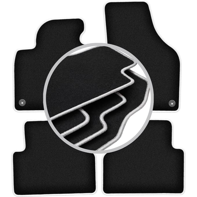 CARLUX-SILVER automatten voor: Volkswagen Tiguan I minivan (2007-2015)