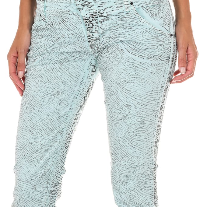 Lange broek met smal gesneden zomen 70DBF0585-R216 vrouw