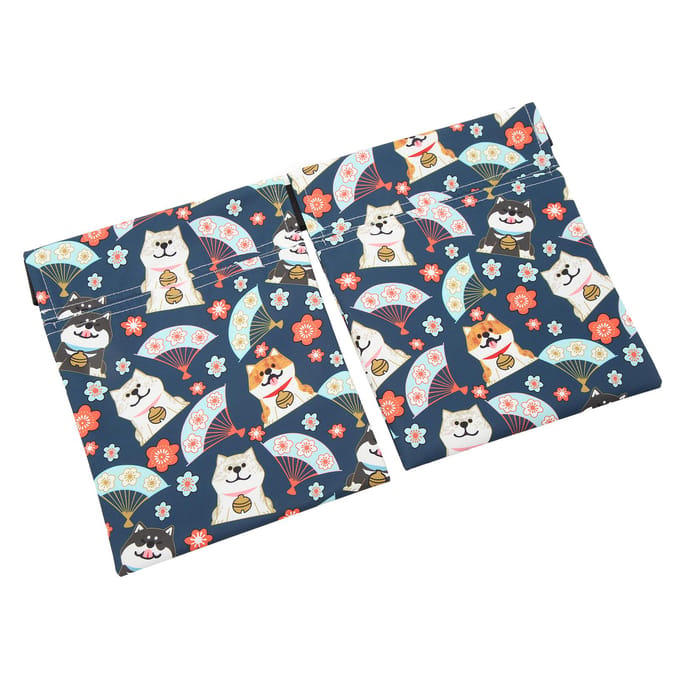 Mastectomie Drain Houder Tas Elastische Band Lengte Verstelbaar Borstchirurgie Drainagezak Hond Patroon white