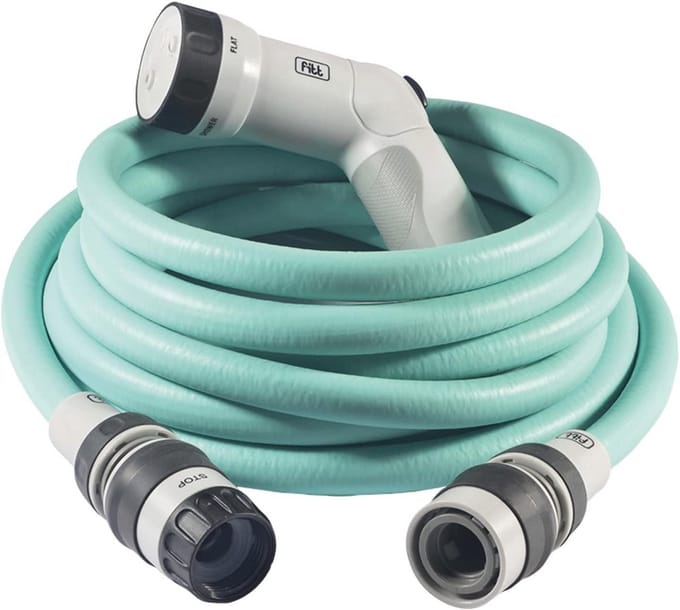 20 m Tuinwaterslang - Uitschuifbaar, Compact en Lichtgewicht met Multi-Jet Mondstuk