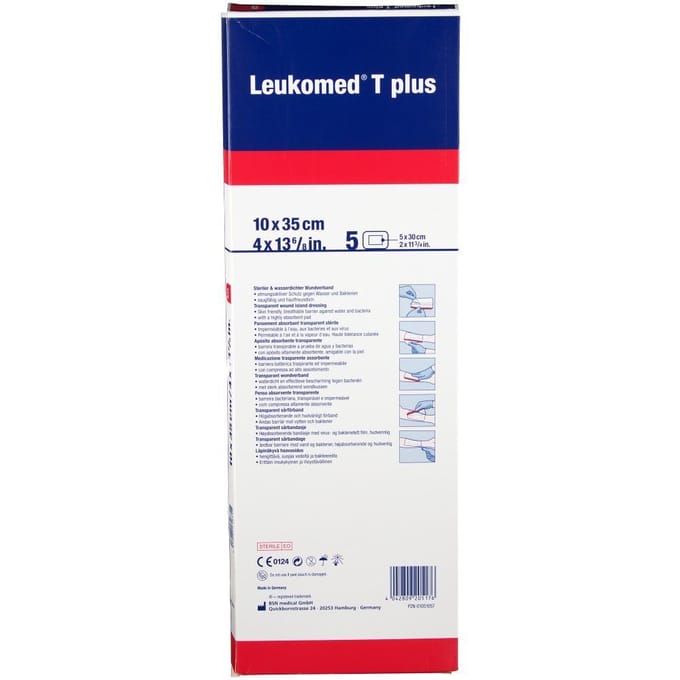 Leukomed T Plus Verb Ster 10,0cmx35cm 5 7238211