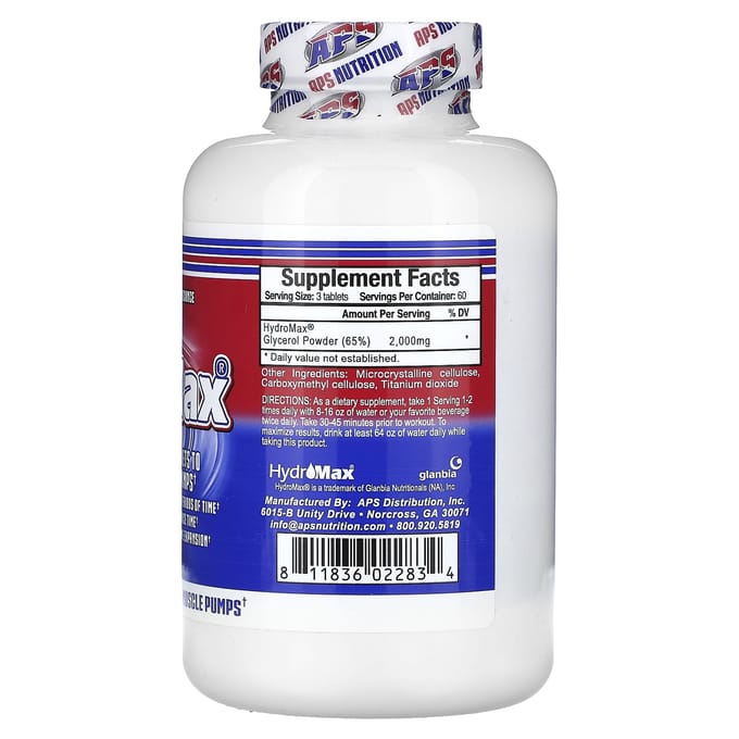 APS, HydroMax, 180 tabletten