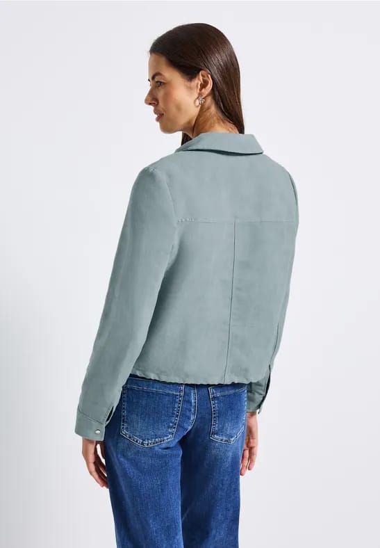 Corduroy jas met rits