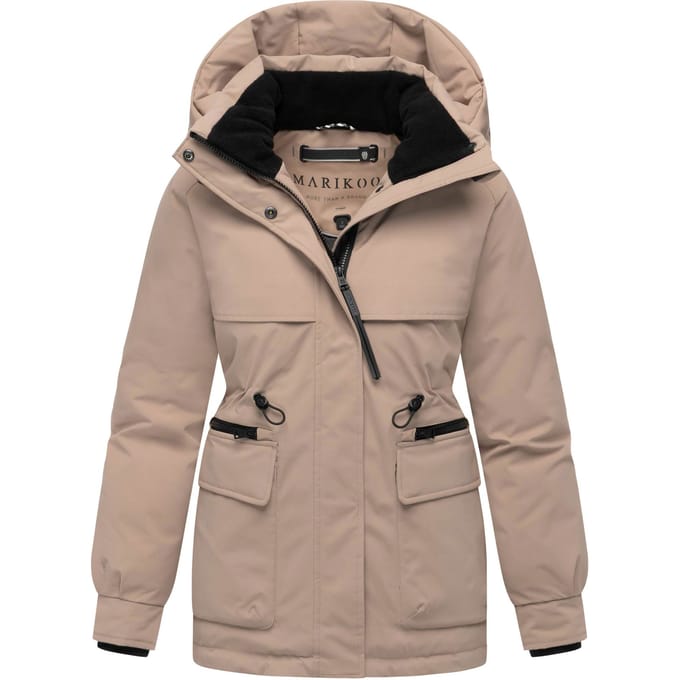 Marikoo dames winterjas Shigaraa met afneembare capuchon & magnetische zakken