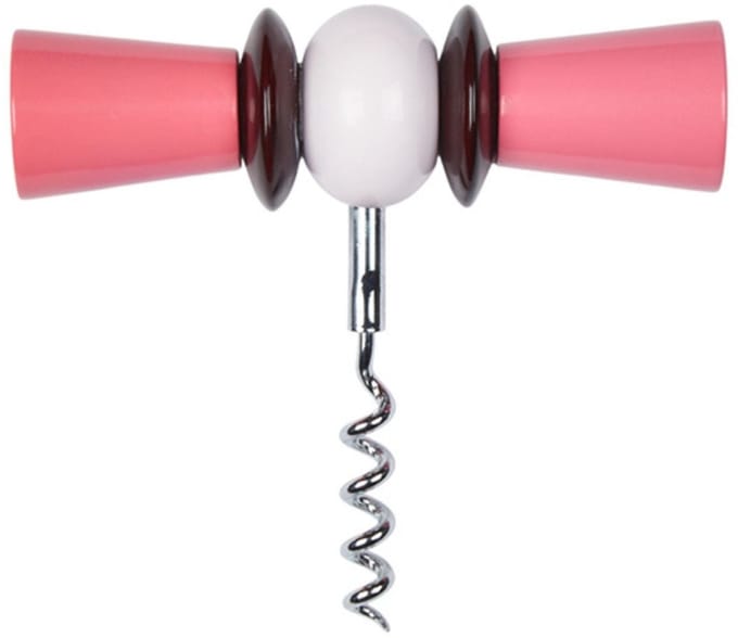 Addison Ross - Kurkentrekker Bow Tie Pink & Cherry - Keukenaccessoires