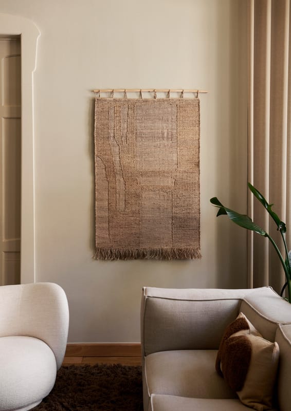 Ferm Living - Harvest Wand Vloerkleed - natural - beige