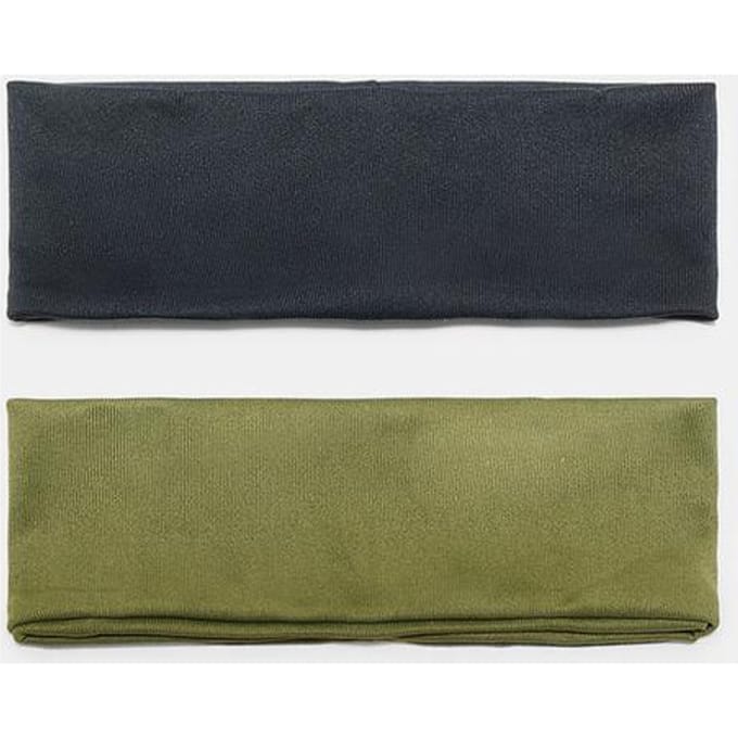 Stradivarius Set van 2 bontbanden  Kaki OS