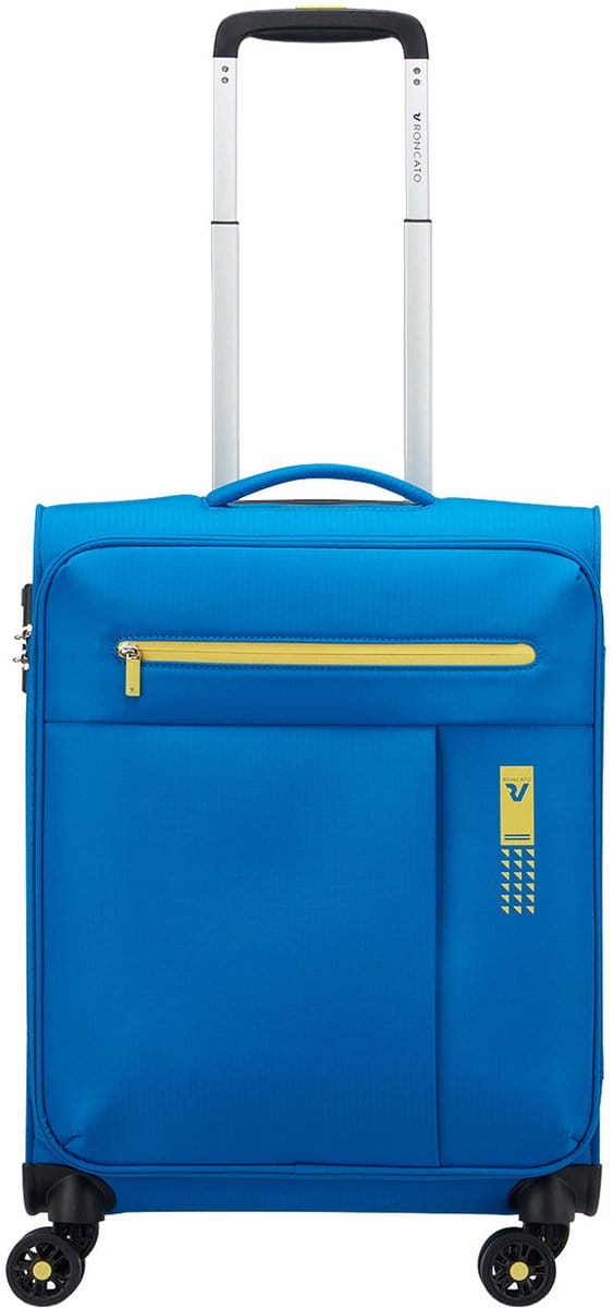 Roncato Lite Soft 4 Wheel Cabin Trolley cobalt blue