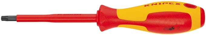 Knipex TX-schroevendraaier VDE Grootte T 20 Koplengte: 80 mm DIN EN 60900 1 stuk(s)