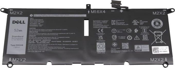 Dell 0H754V Batterij - 52Wh