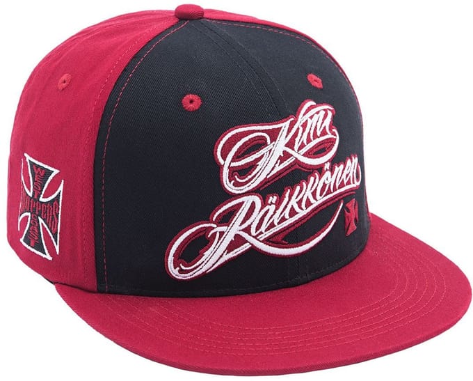 WCC- West Coast Choppers -pet Kimi Raikkönen Cross-logo Snapback Flatbill