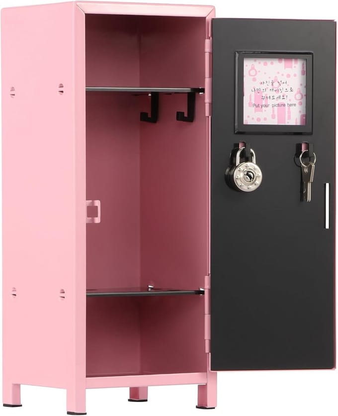 Verticale Mini Kluis met Slot en Sleutels voor Bureau en Slaapkamer