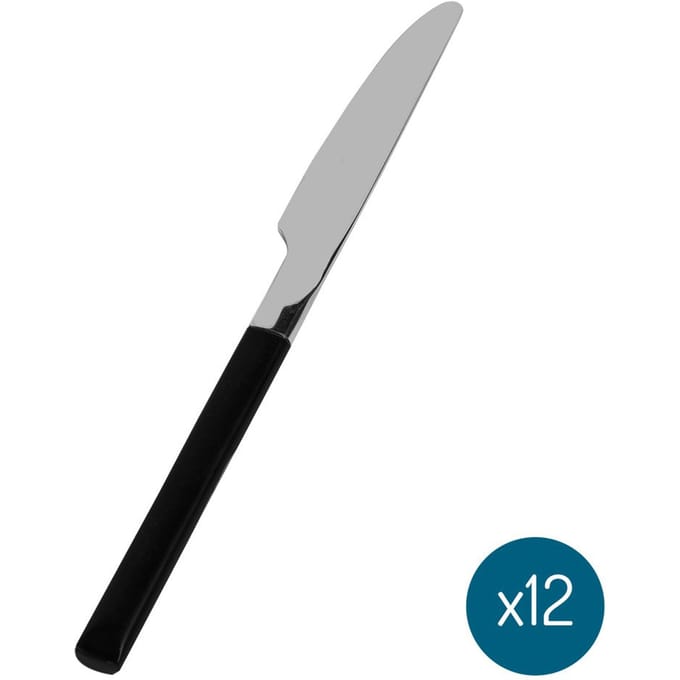 Bama Mes Nara Silver – Black – 12 Stuks