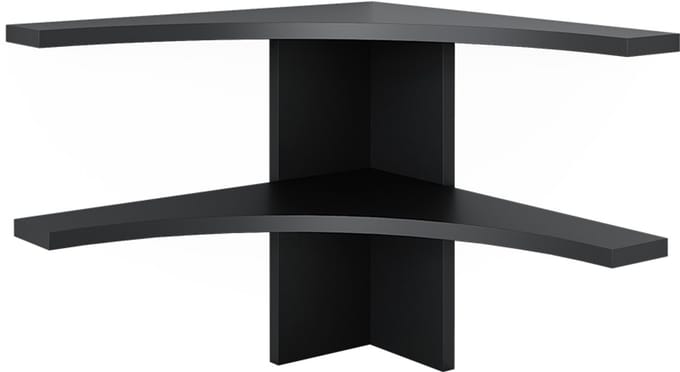 Vicco Roman Hoekplank – 43.5 x 37 cm Antraciet