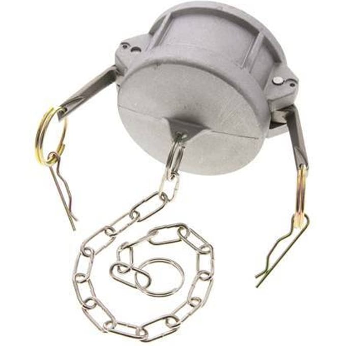 Camlock DN 60 (2 1/2'') Koppeling AluminiumEnd Cap Type DC MIL-C-27487