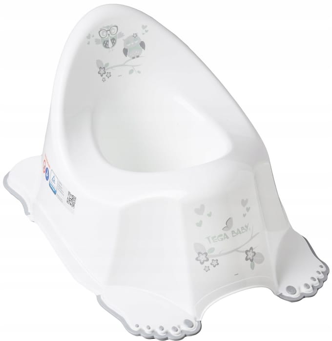 Tega Baby Nocnik z pozytyką Sowa - Antislip, Wit