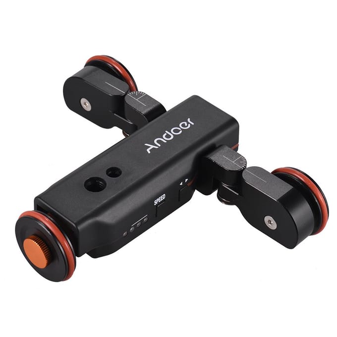 L4 PRO Gemotoriseerde Camera Video Dolly met Schaalaanduiding Elektrische Track Slider Draadloos black