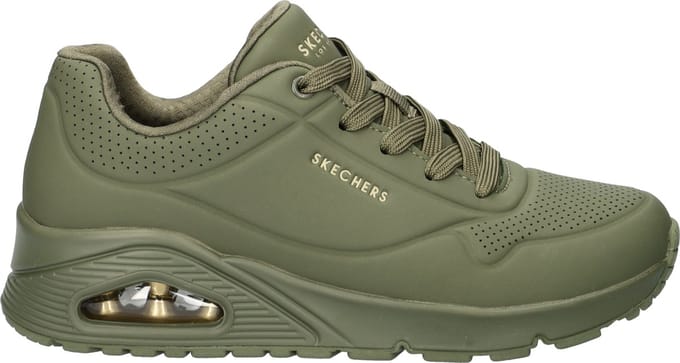 Skechers Uno - Stand On Air - Dames Sneakers - Olijfgroen