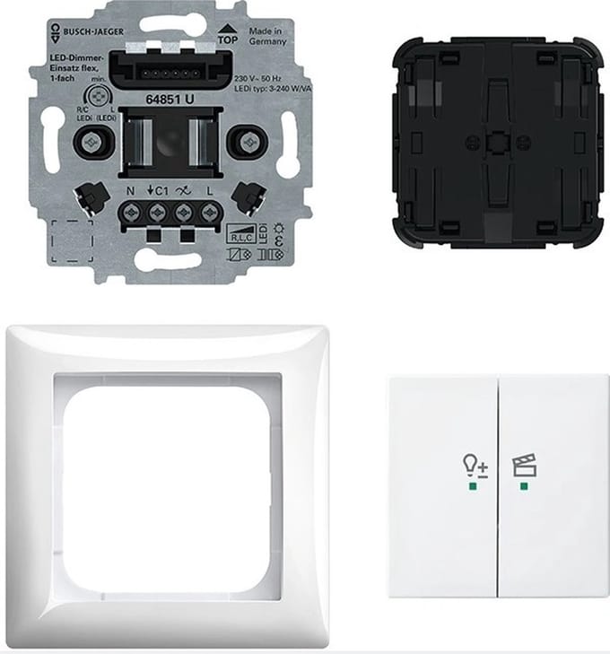 ABB Busch Free@Home Draadloze Flex Dimmer Set Toekomst 84 - 2CKA006200A0294 - E3YQ4