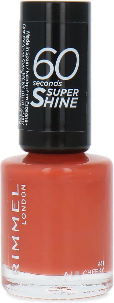Rimmel 60 Seconds Super Shine Nagellak - 411 A Lil Cheeky