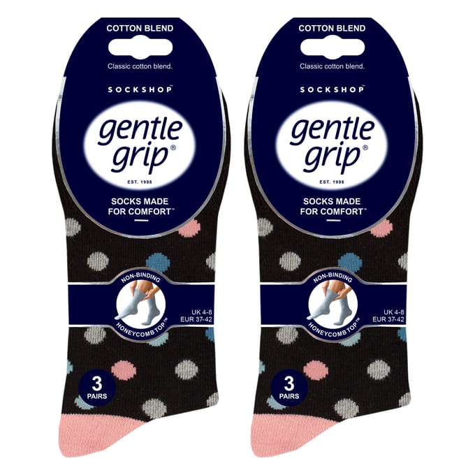 6-Pack Dames Non-Elastische Losse Top Gekleurde Katoenen Sokken